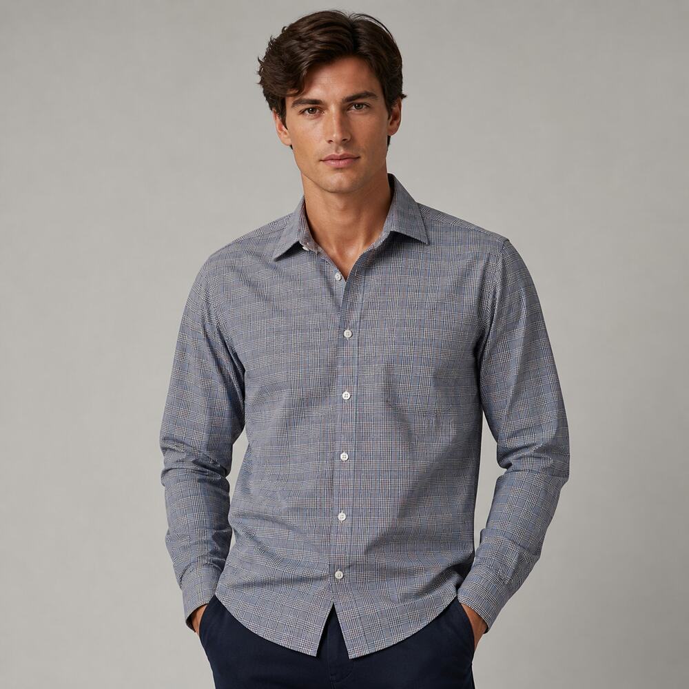 Jos A Bank Traveler Button Down Shirt Medium Business Professional Office Dressy